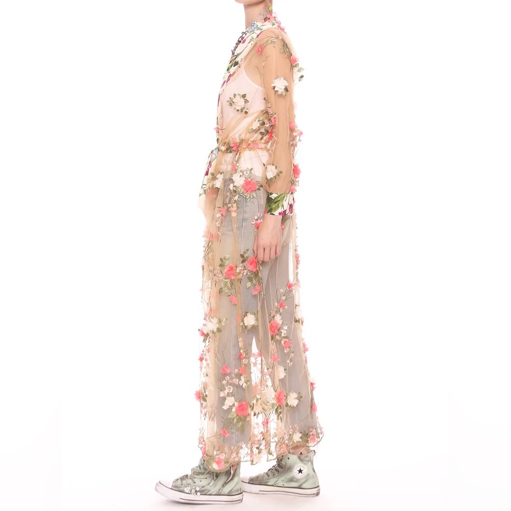 ARATTA FLORAL FANTASY KIMONO SIZE MEDIUM NWT - Picture 7 of 10